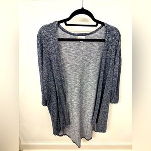LuLaRoe Lindsay, Heathered Navy